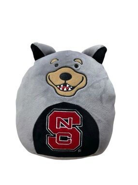 NC State Wolfpack Squishy Wolf Plush 8” Mascot Factory Like New